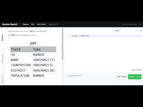 Hackerrank Sql Solution 4 Select By Id Explained In 1 Min Sql Sql Hackerrank Sqltraining