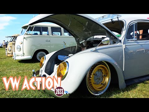 VW Action 2023 Aircooled Volkswagen Show & Shine Concours Cars, VW Bug, VW Bus, VW Type3, Mk1 Golf