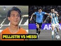 Pellistri's reaction after defeating Messi as Argentina vs Uruguay | Manchester United News