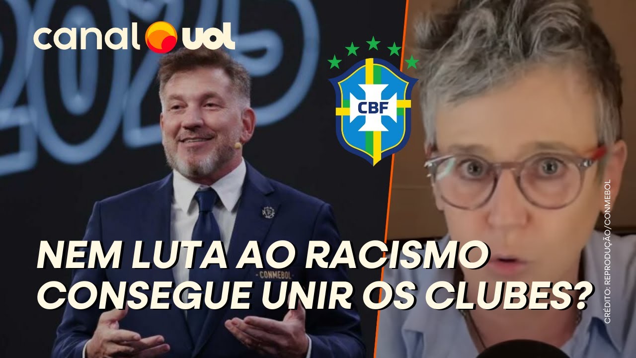 RECADO QUE CLUBES PASSAM É QUE NEM LUTA CONTRA O RACISMO É CAPAZ DE UNI-LOS, DETONA MILLY