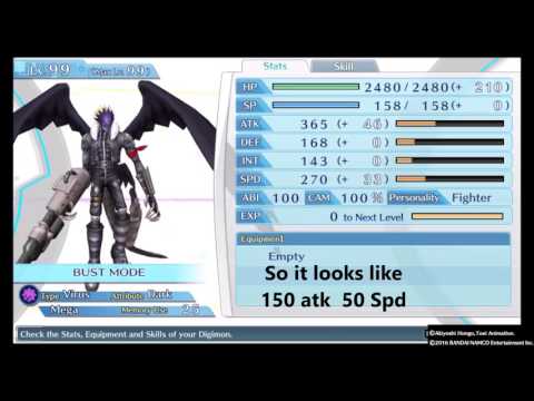 WHAT Are ATK and INT and other STATS??? - Digimon Story Cyber Sleuth