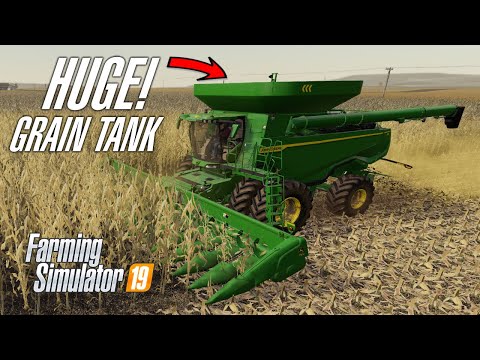 John Deere X9 update is out!  Time to harvest some corn on Flint Hills with Precision Farming - EP25