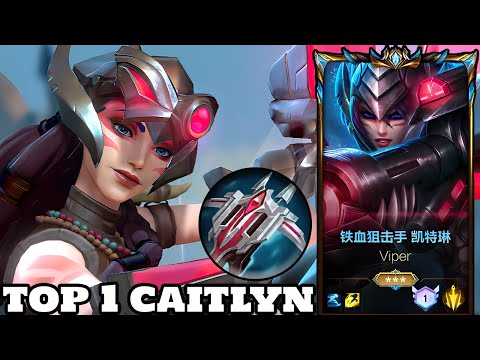 Wild Rift Caitlyn - Top 1 Caitlyn Gameplay Rank Challenger