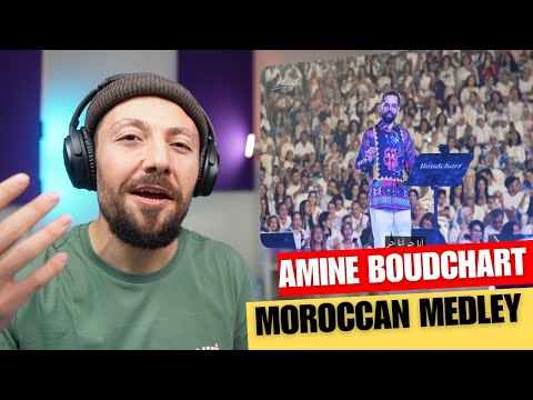 🇨🇦 CANADA REACTS TO Amine Boudchart Moroccan medley ❤️ كلاسيكيات مغربية مع الجمهور reaction