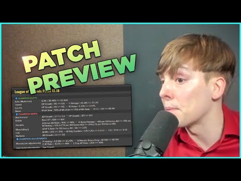 LS | Patch 12.18 Preview Rundown