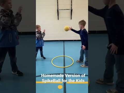 Homemade Version of SpikeBall for the Kids