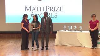 Math Prize for Girls 2017 Top 10 Winners, Maria De Vuono-Homberg