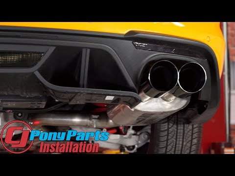 2018-2023 Mustang GT Ford Performance By Borla: Custom 2.5" CatBack Exhaust w/ 4" Tips Install