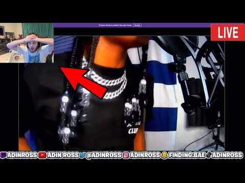 AQUA FREESTYLES ON ADINS STREAM! (CRAZY REACTION)