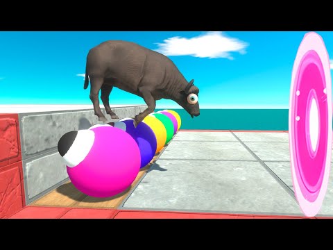 Long Jump Over Lookie Trap & Evolve Into a Kaiju - Animal Revolt Battle Simulator