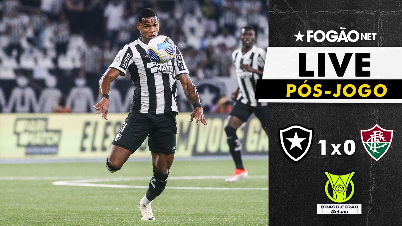 LIVE | Pós-jogo e repercussão da grande vitória do Botafogo sobre o Fluminense no Brasileirão 2024