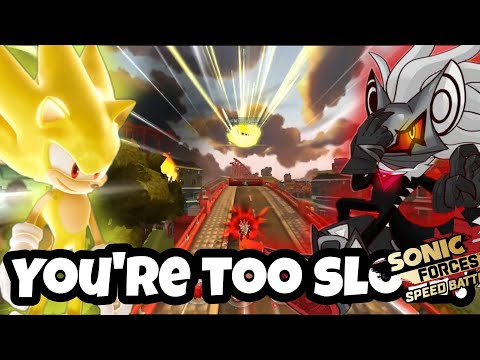Max level Super Sonic Can Catch Up With infinite! (lvl 16 Vs lvl 8)