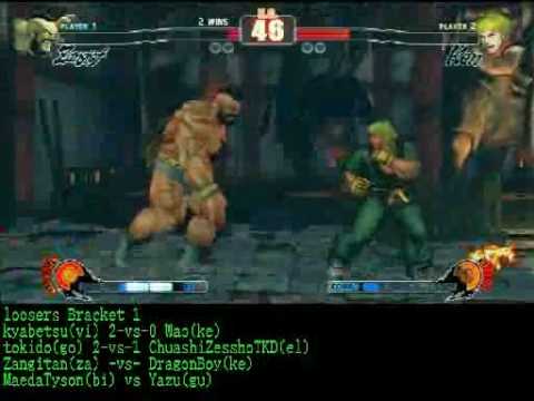 SF4:Mahoshojo Zangitan (Za) vs Dragon Boy (Ke) - Set 01 - GODSGARDEN #2 - 06-03-2010