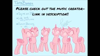 MLP Base Speedpaint - mane 6 movie style base