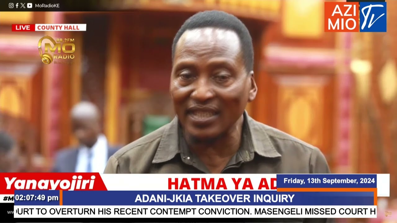 "I am just doing my job" Sen. Onyonka REVEALS why he has led the fight against the Adani deal