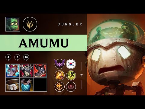 Amumu Jungle vs Dr. Mundo - KR Master Patch 25.24