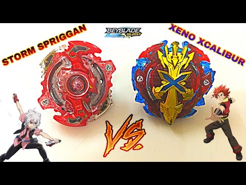 EPIC BATTLE | Storm Spriggan K.U Vs Xeno Xcalibur M.I | Shu Vs Xander | Burst Battle