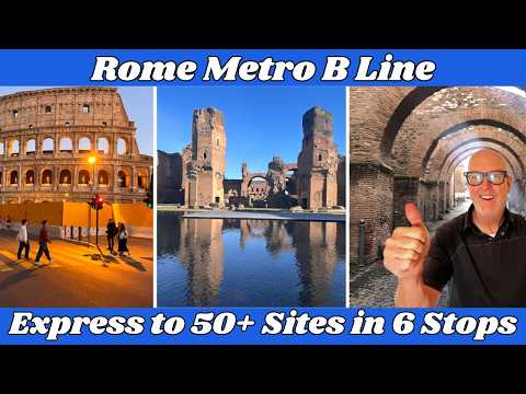 FAST-Track-It To 50+ Rome Sites | Rome's Metro B Line ( Better Than Hop On Hop Off Bus)