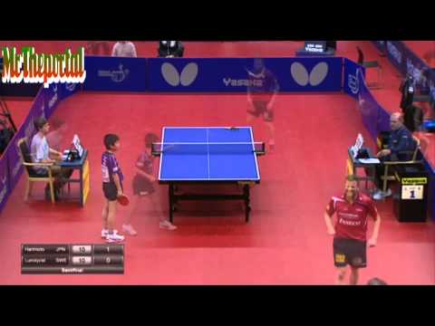 Jens Lundqvist vs Tomokazu Harimoto - Table Tennis Safir Open 2015