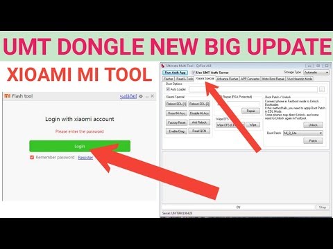 UMT Dongle new big update / UMT Xioami Flash unlock tool / download v4.8 setup