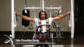 Wheelchair Fitness Solution | Exercise: Side Shoulder Raise (39 of 40)