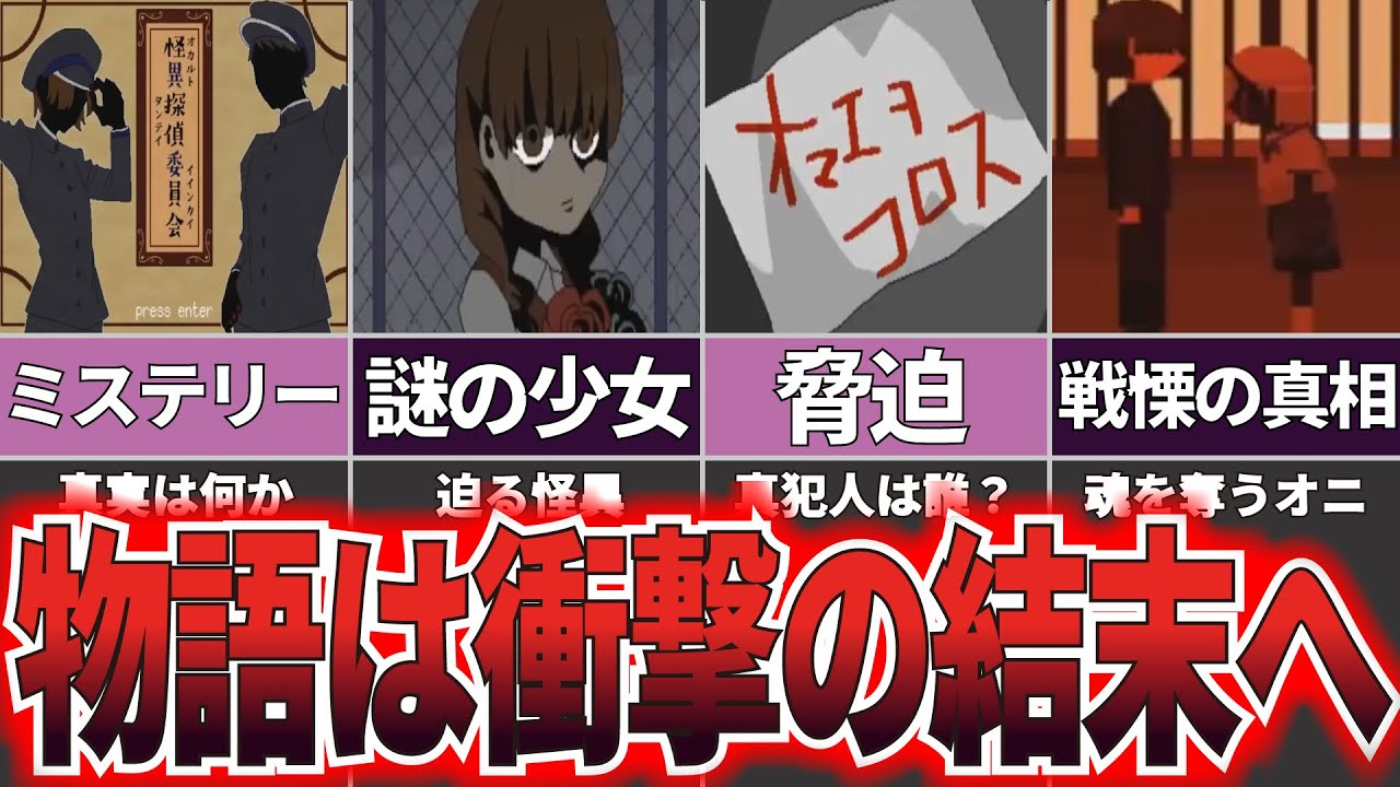 【ゆっくり解説】ホラーとサスペンスが渦巻く衝撃の展開『怪異探偵委員会』【ホラゲー】