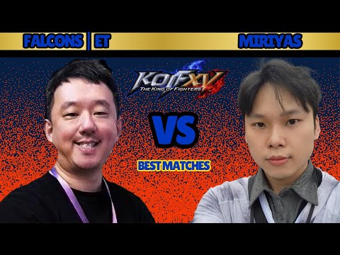 KOF XV 👽 Falcons ET (Random) Vs MIRIYAS 👻(Selected Teams) - The King of Fighters XV #kofxv