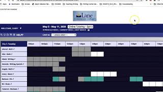 Registering for and Using WCOnline to Set Up Tutoring Appointments