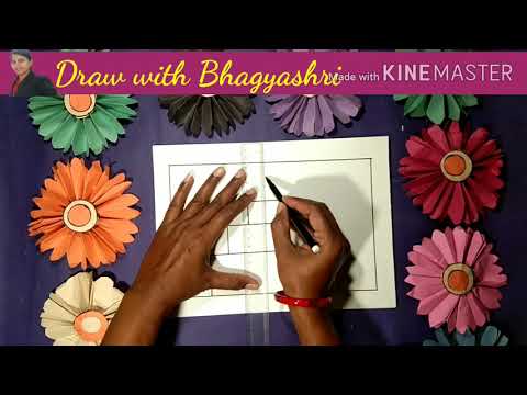 How to make drawing of three layer cake for std. 1st and 2nd