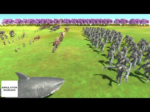 100 Infernals vs ALL Units Army Animal Revolt Battle Simulator