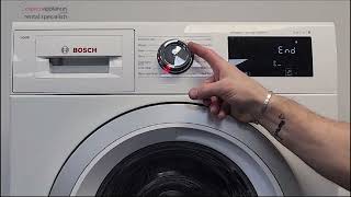 Bosch Washing Machine Child Lock