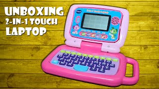 Unboxing VTech 2-in-1 Touch-Laptop Lerncomputer Spielzeug, 3-6 Jahre