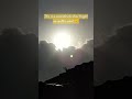 Look how sun came out of black clouds 🌥️ #youtubeshorts #sunrise