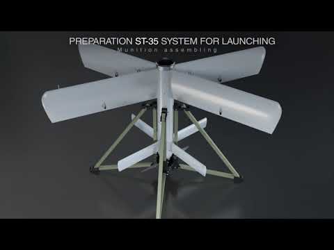 Loitering munition unmanned aerial system ST-35 Silentthunder