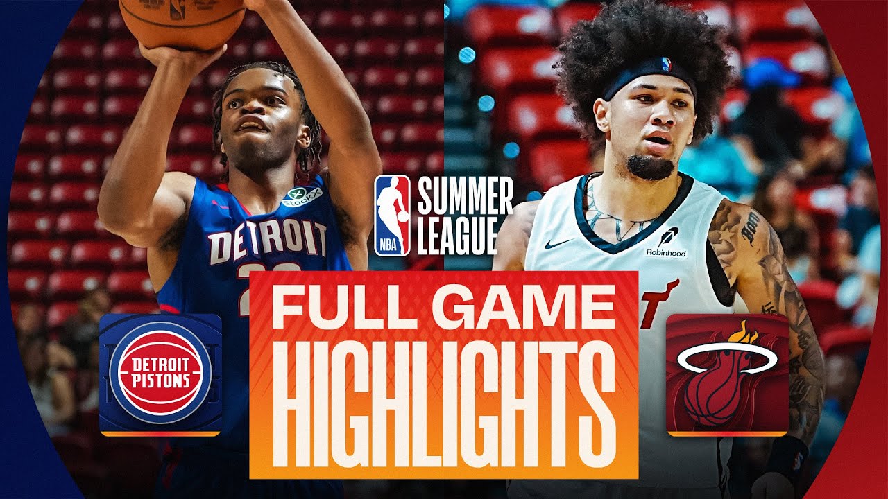 PISTONS vs HEAT | LAS VEGAS SUMMER LEAGUE | FULL GAME HIGHLIGHTS | July 17, 2026
