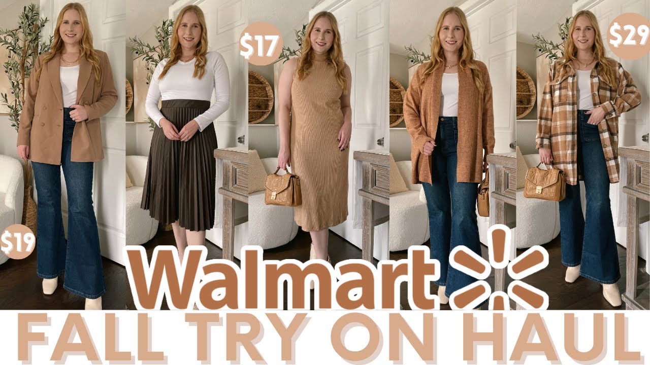 WALMART NEW ARRIVALS | Walmart Fall Clothing Haul 2023 | Styled Try-On Haul 🍂 #WalmartHaul