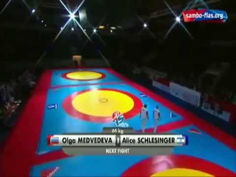 Alice Schlesinger-Olga Medvedeva. 2013 World Sambo Championships