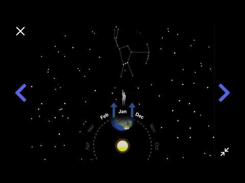 Why do the stars change with the seasons? 3