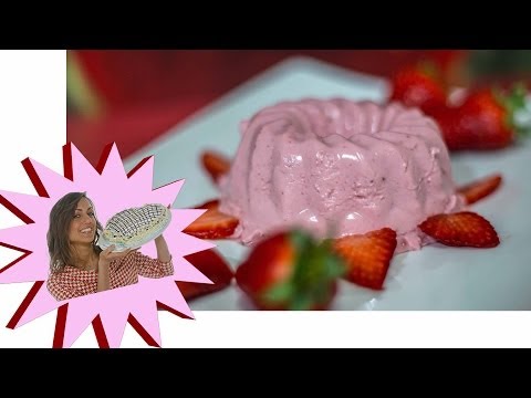 Panna Cotta Alle Fragole - Dessert Vegano