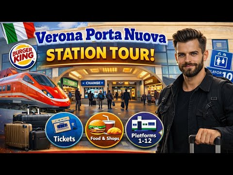 Verona Porta Nuova Train Station 🚆 | Full Walkthrough & Review 2025