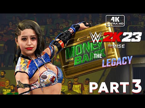 WWE 2K23 MyRise The LEGACY Gameplay Walkthrough Part 3 FULL GAME [4K 60FPS PC] - No Commentary