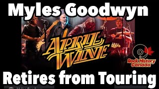 April Wine Lead Singer &amp; Writer Myles Goodwyn Retires From Touring Announces New Line-up