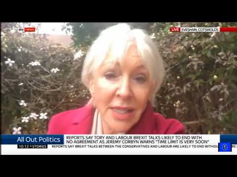 Nadine Dorries repeatedly asked to give examples of a tech solution for the British Brexit border