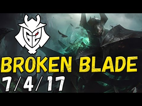 G2 Broken Blade モルデカイザー(Mordekaiser) VS シェン(Shen) TOP patch 12.18 EUW RANK