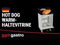 Vaporizador de Cachorro-Quente / Vitrina aquecida - 1,2 kW
