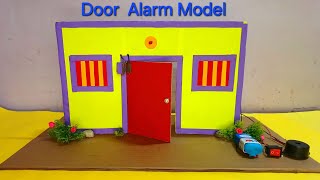 Door Alarm Model Science Project | Magnetic Door Security Alarm | Automatic doorbell school project