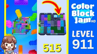 Solution du Niveau 911 de Color Block Jam