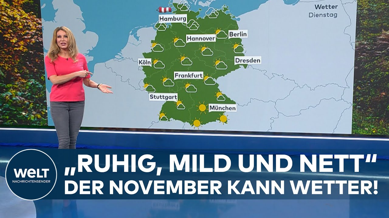 Spätherbst in Deutschland: Sonne, 20 Grad und Nebel im Süden prägen den Novemberstart | Wetter