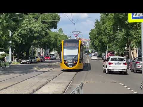 Budapest Tramline 19 (Tram departs Csóka utca)