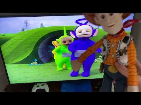 Woody watches Teletubbies: Making Music (Part 1)
